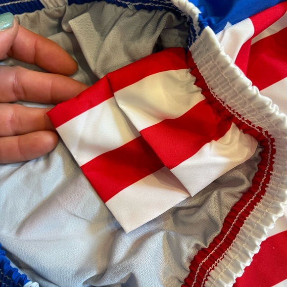 AMERICAN FLAG RUNNING SHORTS - Picture 4 of 5